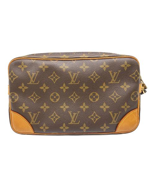 LOUIS VUITTON（ルイ ヴィトン）LOUIS VUITTON (ルイ ヴィトン) クラッチバッグ ブラウンの古着・服飾アイテム