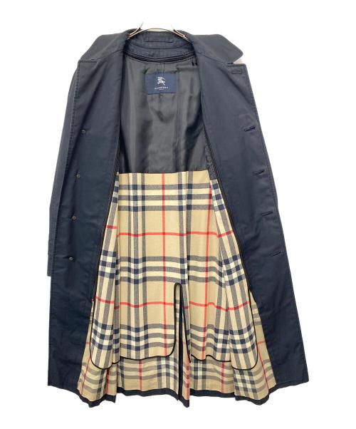 BURBERRY（バーバリー）BURBERRY (バーバリー) ライナー付ステンカラーコート ネイビー サイズ:表記無しの古着・服飾アイテム