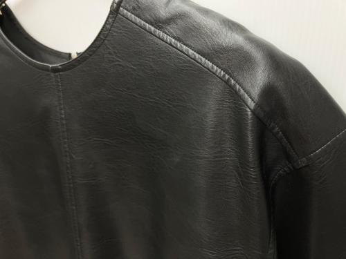 MAISON SPECIAL（メゾンスペシャル）MAISON SPECIAL (メゾンスペシャル) フェイクレザーオーバーチュニック ブラック サイズ:FREEの古着・服飾アイテム