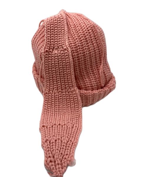 CHARLES JEFFREY LOVERBOY（チャールズ ジェフリー ラバーボーイ）CHARLES JEFFREY LOVERBOY (チャールズ ジェフリー ラバーボーイ) ニット帽 ピンク サイズ:表記無しの古着・服飾アイテム
