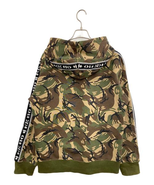Aape BY A BATHING APE（エーエイプ バイ アベイシングエイプ）Aape BY A BATHING APE (エーエイプ バイ アベイシングエイプ) ジップパーカー ブラウン×グリーン サイズ:XLの古着・服飾アイテム