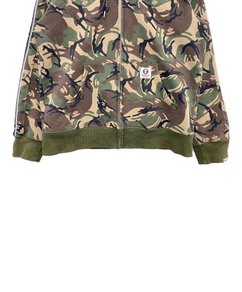 Aape BY A BATHING APE（エーエイプ バイ アベイシングエイプ）Aape BY A BATHING APE (エーエイプ バイ アベイシングエイプ) ジップパーカー ブラウン×グリーン サイズ:XLの古着・服飾アイテム
