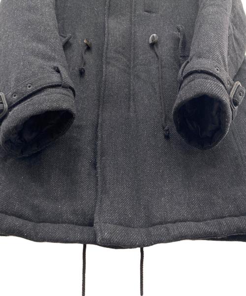 nano・universe（ナノ・ユニバース）nano・universe (ナノ・ユニバース) ダウンジャケット ブラック サイズ:Ｍの古着・服飾アイテム