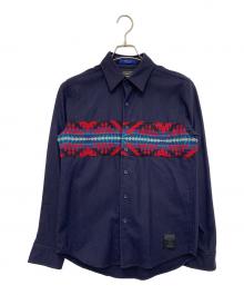 PENDLETON×stussy（ペンドルトン×ステューシー）の古着「長袖シャツ」｜ネイビー