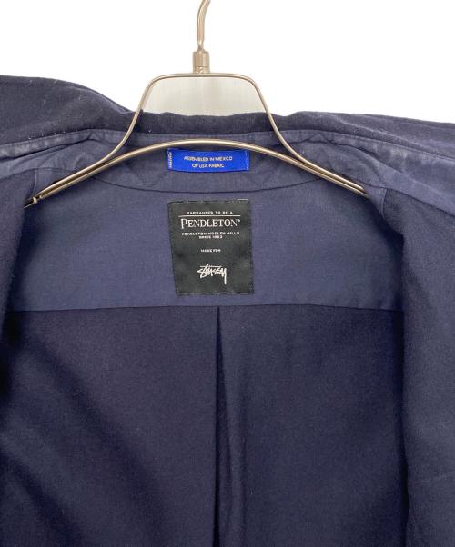 PENDLETON（ペンドルトン）PENDLETON (ペンドルトン) stussy (ステューシー) 長袖シャツ ネイビー サイズ:Ｍの古着・服飾アイテム