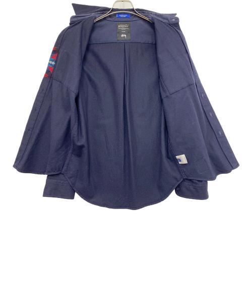 PENDLETON（ペンドルトン）PENDLETON (ペンドルトン) stussy (ステューシー) 長袖シャツ ネイビー サイズ:Ｍの古着・服飾アイテム