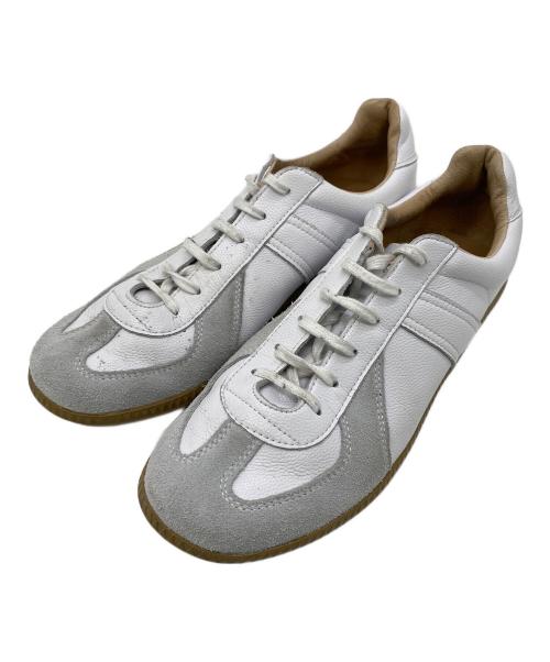 GERMAN TRAINER（ジャーマントレーナー）GERMAN TRAINER (ジャーマントレーナー) ローカットスニーカー ホワイト サイズ:41の古着・服飾アイテム