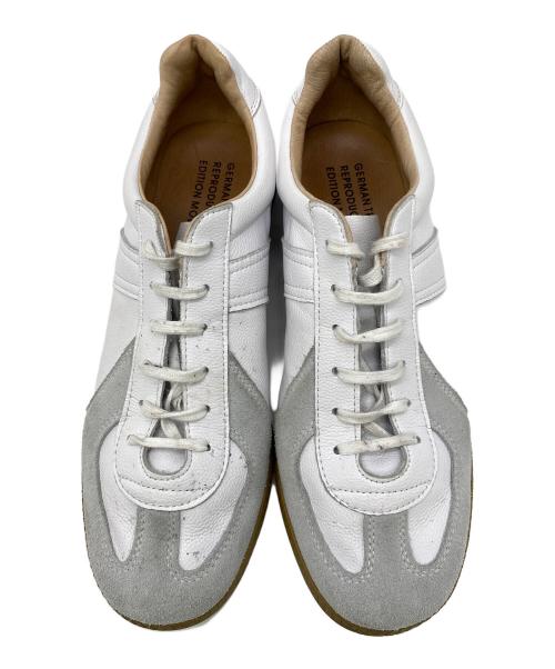 GERMAN TRAINER（ジャーマントレーナー）GERMAN TRAINER (ジャーマントレーナー) ローカットスニーカー ホワイト サイズ:41の古着・服飾アイテム