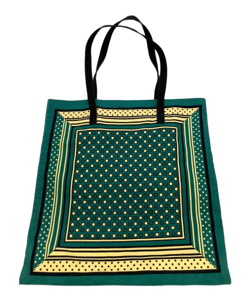 MARNI（マルニ）MARNI (マルニ) バンダナ トートバッグ グリーンの古着・服飾アイテム