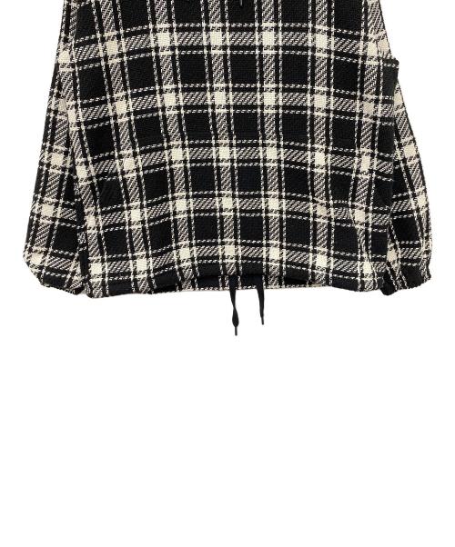 The Duffer of ST.George（ザ ダファーオブセントジョージ）The Duffer of ST.George (ザ ダファーオブセントジョージ) チェックパーカー ブラック サイズ:Ｓ 未使用品の古着・服飾アイテム