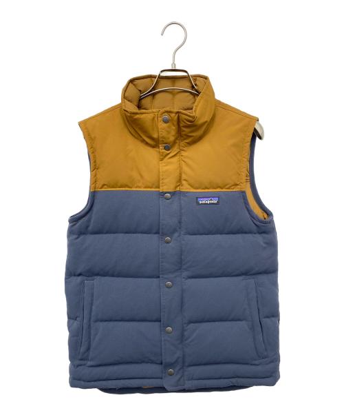 Patagonia（パタゴニア）Patagonia (パタゴニア) ダウンベスト ネイビー×カーキ サイズ:XSの古着・服飾アイテム