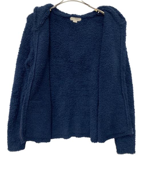 barefoot dreams（ベアフットドリームス）barefoot dreams (ベアフットドリームス) パイルジップパーカー ネイビー サイズ:Ｓの古着・服飾アイテム