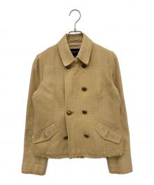 BURBERRY LONDON（バーバリーロンドン）の古着「ショートPコート」｜ベージュ