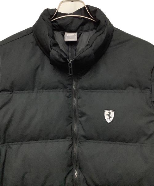 PUMA（プーマ）PUMA (プーマ) Ferrari (フェラーリ) ダウンジャケット ブラック サイズ:US:Ｓの古着・服飾アイテム