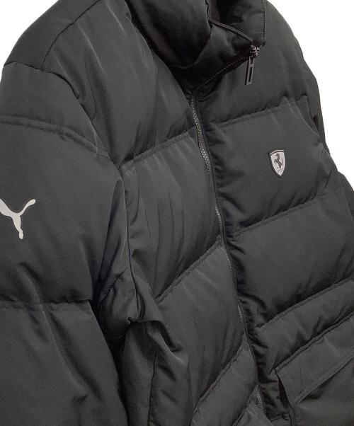 PUMA（プーマ）PUMA (プーマ) Ferrari (フェラーリ) ダウンジャケット ブラック サイズ:US:Ｓの古着・服飾アイテム
