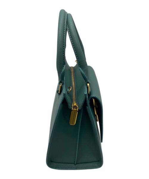 CHARLES & KEITH（チャールズアンドキース）CHARLES & KEITH (チャールズアンドキース) ハンドバッグ グリーン サイズ:Mの古着・服飾アイテム