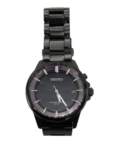 SEIKO（セイコー）SEIKO (セイコー) 腕時計 ブラックの古着・服飾アイテム