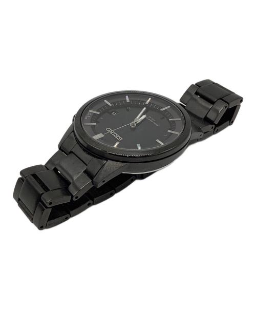 SEIKO（セイコー）SEIKO (セイコー) 腕時計 ブラックの古着・服飾アイテム