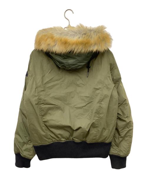 DIESEL（ディーゼル）DIESEL (ディーゼル) 中綿ジャケット グリーン サイズ:Ｌの古着・服飾アイテム
