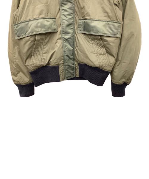 DIESEL（ディーゼル）DIESEL (ディーゼル) 中綿ジャケット グリーン サイズ:Ｌの古着・服飾アイテム