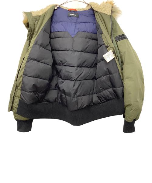 DIESEL（ディーゼル）DIESEL (ディーゼル) 中綿ジャケット グリーン サイズ:Ｌの古着・服飾アイテム