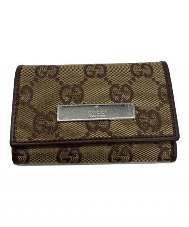 中古・古着通販】GUCCI (グッチ) キーケース ベージュ サイズ:表記無し