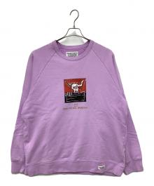 WACKO MARIA×JEAN-MICHEL（ワコマリア×ジャン・ミッシェル）の古着「クルーネックスウェット」｜パープル