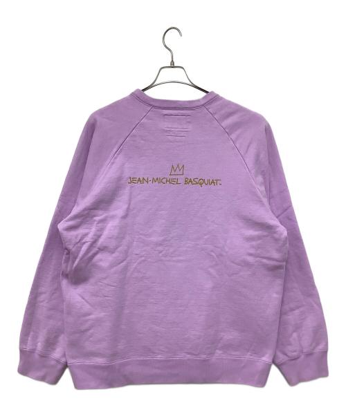 WACKO MARIA（ワコマリア）WACKO MARIA (ワコマリア) JEAN-MICHEL (ジャン・ミッシェル) クルーネックスウェット パープル サイズ:XLの古着・服飾アイテム
