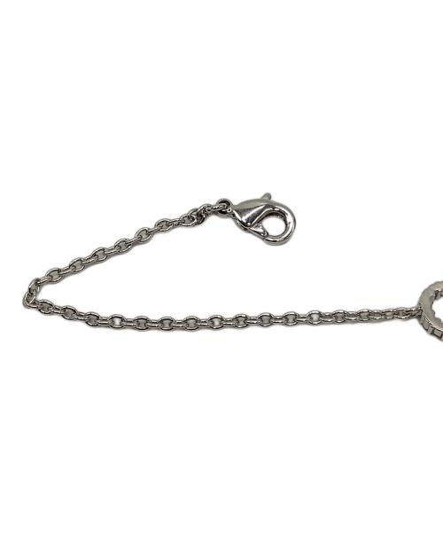 Christian Dior（クリスチャン ディオール）Christian Dior (クリスチャン ディオール) ラインストーンロゴブレスレット シルバーカラーの古着・服飾アイテム