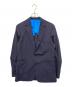 PAUL SMITH（ポールスミス）の古着「ライトウェイトテクスチャーアンコンジャケット」｜ネイビー