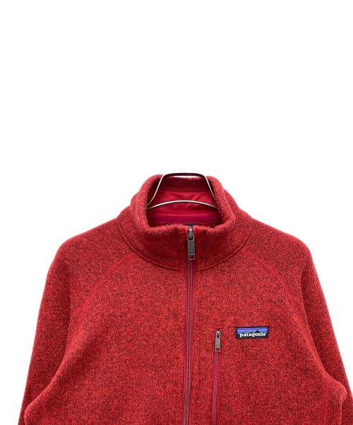 Patagonia（パタゴニア）Patagonia (パタゴニア) ニットジップジャケット レッド サイズ:Ｓの古着・服飾アイテム