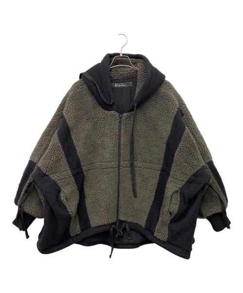 A.F ARTEFACT（エーエフ アーティファクト）A.F ARTEFACT (エーエフ アーティファクト) ジップパーカー ブラック サイズ:3の古着・服飾アイテム