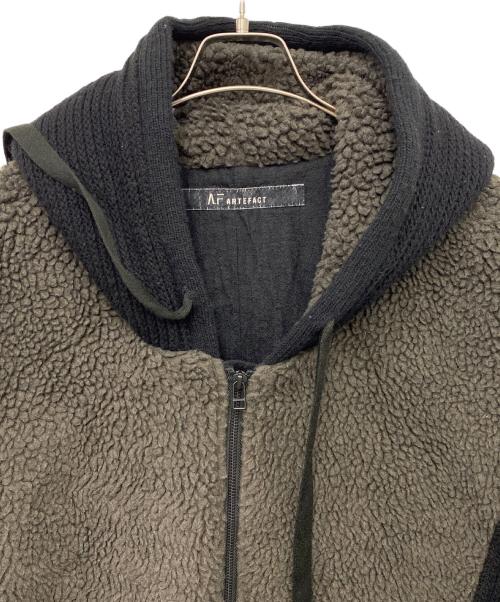 A.F ARTEFACT（エーエフ アーティファクト）A.F ARTEFACT (エーエフ アーティファクト) ジップパーカー ブラック サイズ:3の古着・服飾アイテム