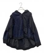 A.F ARTEFACTエーエフ アーティファクト）の古着「パーカー」｜ブラック×ネイビー