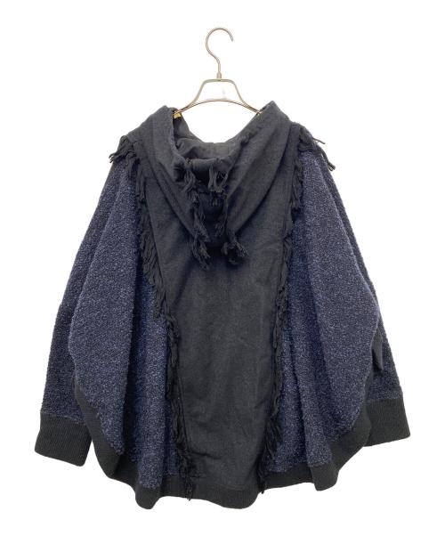 A.F ARTEFACT（エーエフ アーティファクト）A.F ARTEFACT (エーエフ アーティファクト) パーカー ブラック×ネイビー サイズ:2の古着・服飾アイテム