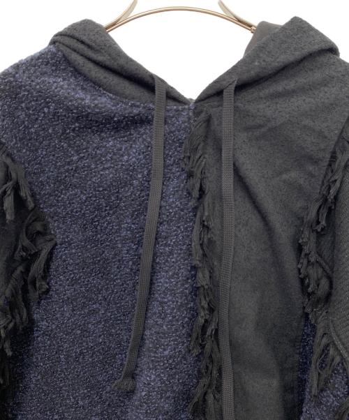 A.F ARTEFACT（エーエフ アーティファクト）A.F ARTEFACT (エーエフ アーティファクト) パーカー ブラック×ネイビー サイズ:2の古着・服飾アイテム