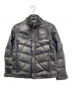 Wind Armorウィンドアーマー）の古着「ラムレザージャケット」｜ブラック