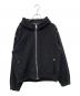 adidas（アディダス）の古着「パーカー付ボアジャケット」｜ブラック