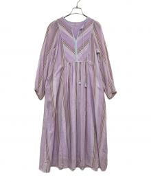 ne quittez pas（ヌキテパ）の古着「長袖ワンピース」｜ピンク