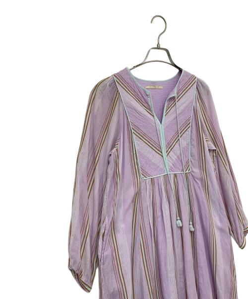 ne quittez pas（ヌキテパ）ne quittez pas (ヌキテパ) 長袖ワンピース ピンク サイズ:Ｓの古着・服飾アイテム