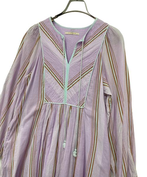 ne quittez pas（ヌキテパ）ne quittez pas (ヌキテパ) 長袖ワンピース ピンク サイズ:Ｓの古着・服飾アイテム