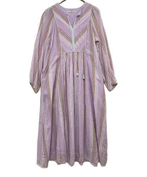 ne quittez pas（ヌキテパ）ne quittez pas (ヌキテパ) 長袖ワンピース ピンク サイズ:Ｓの古着・服飾アイテム