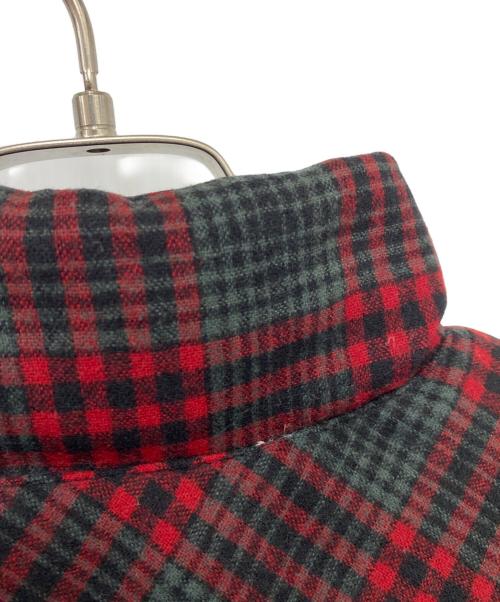 PENDLETON（ペンドルトン）PENDLETON (ペンドルトン) ダウンベスト レッド×グリーン サイズ:Ｓの古着・服飾アイテム