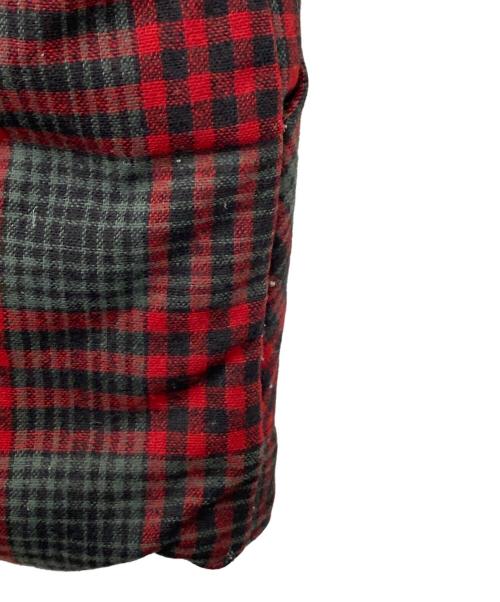 PENDLETON（ペンドルトン）PENDLETON (ペンドルトン) ダウンベスト レッド×グリーン サイズ:Ｓの古着・服飾アイテム