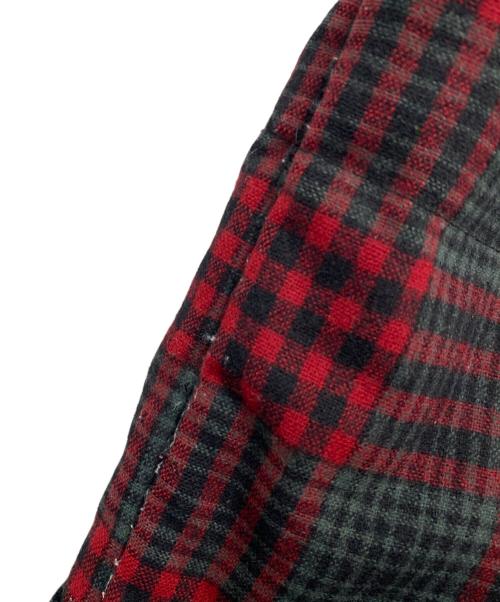 PENDLETON（ペンドルトン）PENDLETON (ペンドルトン) ダウンベスト レッド×グリーン サイズ:Ｓの古着・服飾アイテム