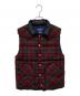 PENDLETON（ペンドルトン）の古着「ダウンベスト」｜レッド×グリーン
