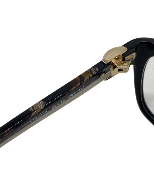 Salvatore Ferragamo（サルヴァトーレ フェラガモ）Salvatore Ferragamo (サルヴァトーレ フェラガモ) 伊達眼鏡 ブラック サイズ:55□15の古着・服飾アイテム