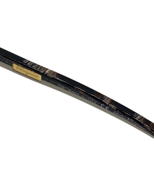 Salvatore Ferragamo（サルヴァトーレ フェラガモ）Salvatore Ferragamo (サルヴァトーレ フェラガモ) 伊達眼鏡 ブラック サイズ:55□15の古着・服飾アイテム