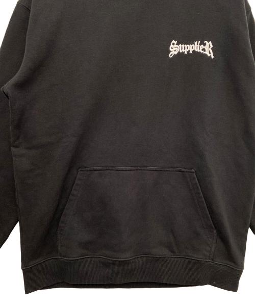 SUPPLIER（サプライヤー）SUPPLIER (サプライヤー) パーカー ブラック サイズ:Ｌの古着・服飾アイテム