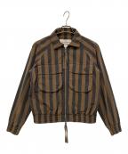 Vivienne Westwood ANGLOMANIAヴィヴィアンウエストウッドアングロマニア）の古着「ジップジャケット」｜ブラウン